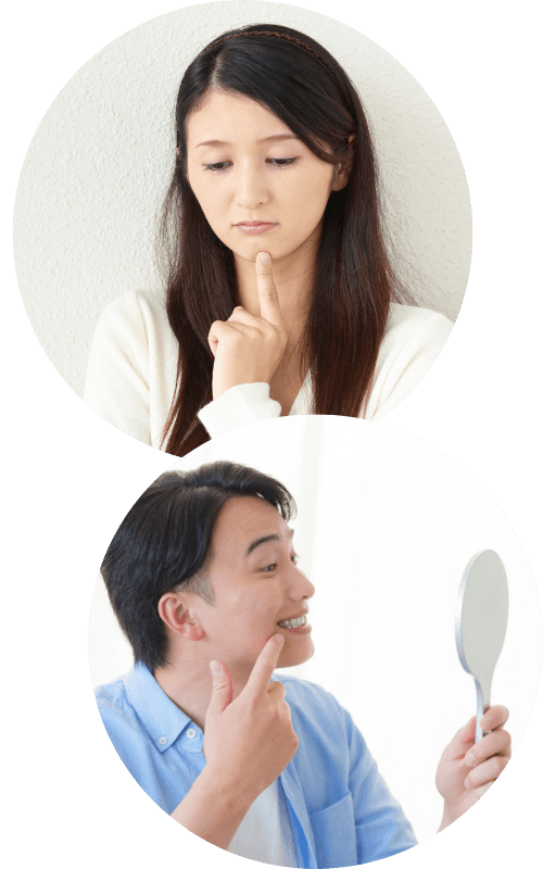 歯の色に悩む人